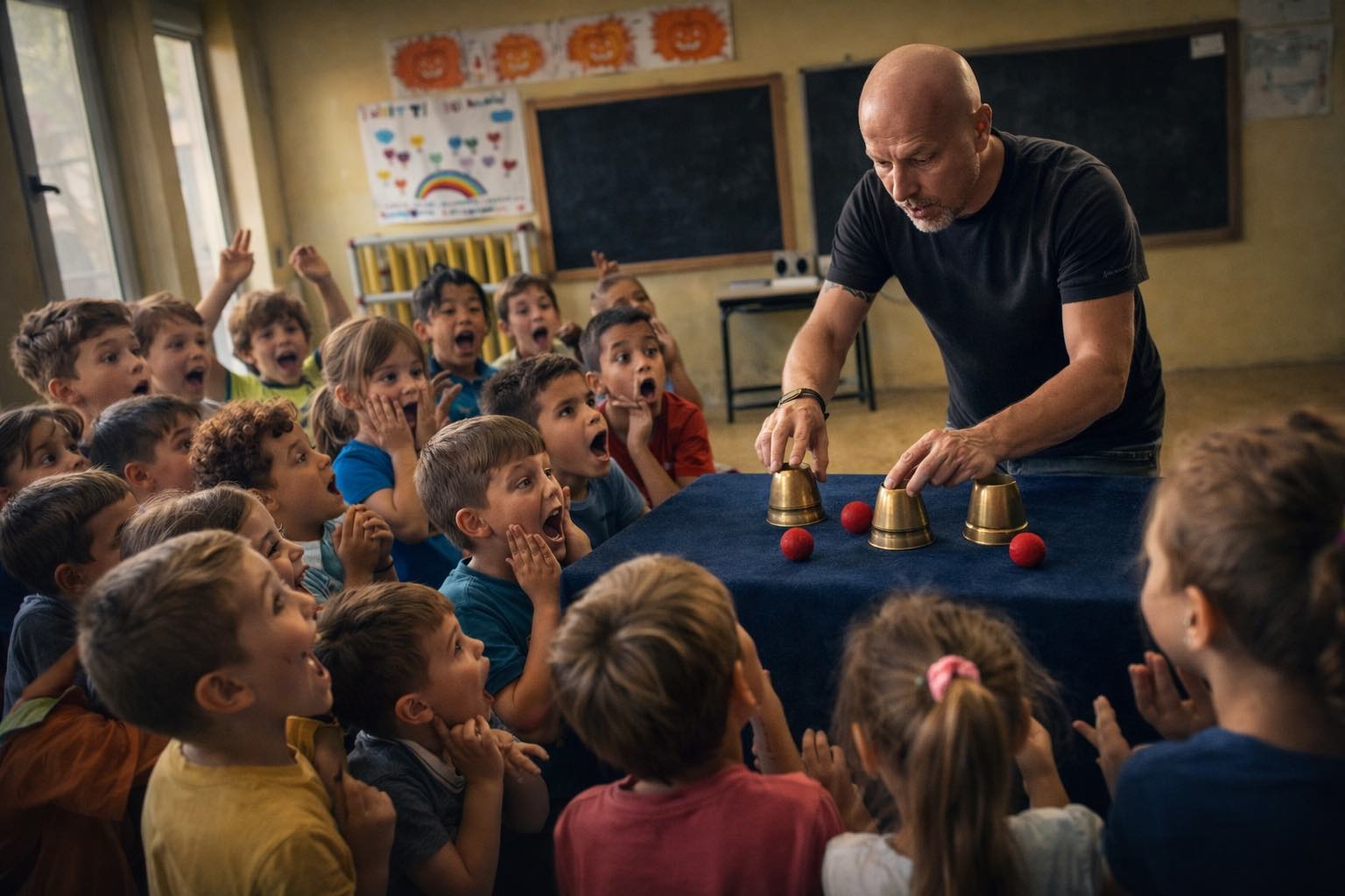Laboratorio magia bambini effetto wow