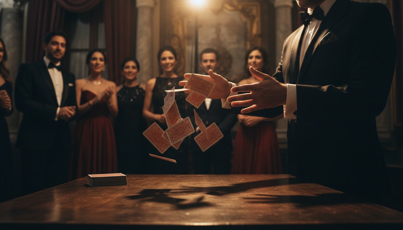 Close-up Magia: L’Eleganza dell’Illusionismo da Vicino a Torino e in Piemonte