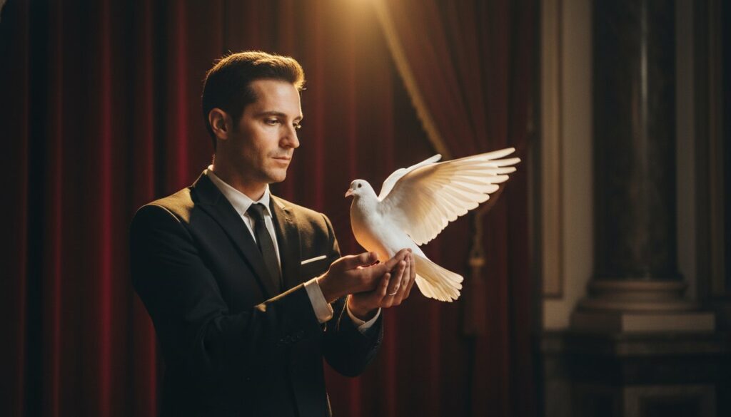 Magia con colombe a Torino e Milano: Miti, Realtà e l’Eleganza dell’Illusionismo Professionale nel 2026