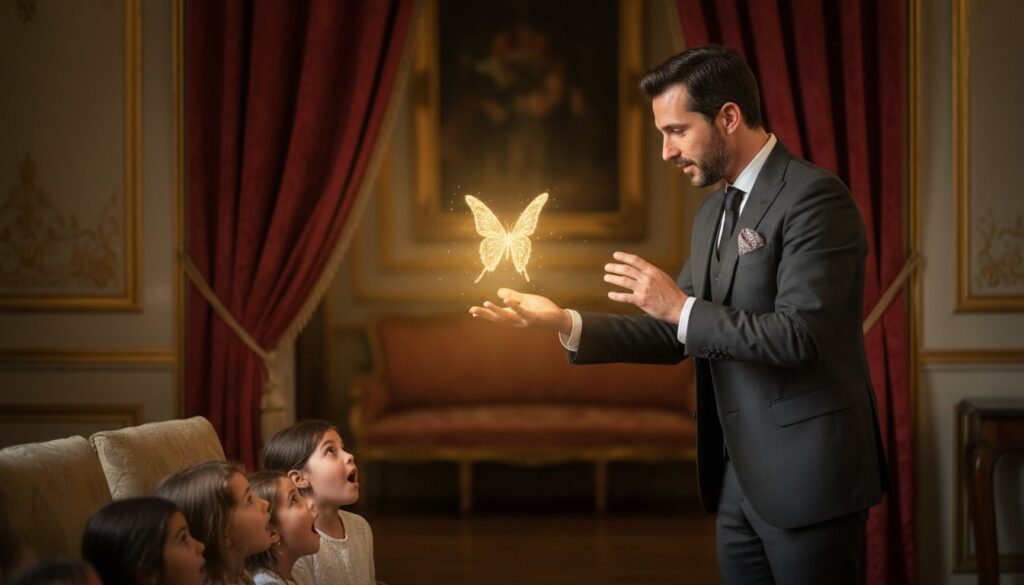 Mago per Bambini a Torino: L’Eleganza dell’Illusionismo Professionale 2026