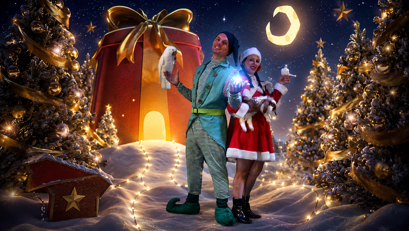 Spettacolo di magia natalizio E Così Abbiamo Salvato il Natale