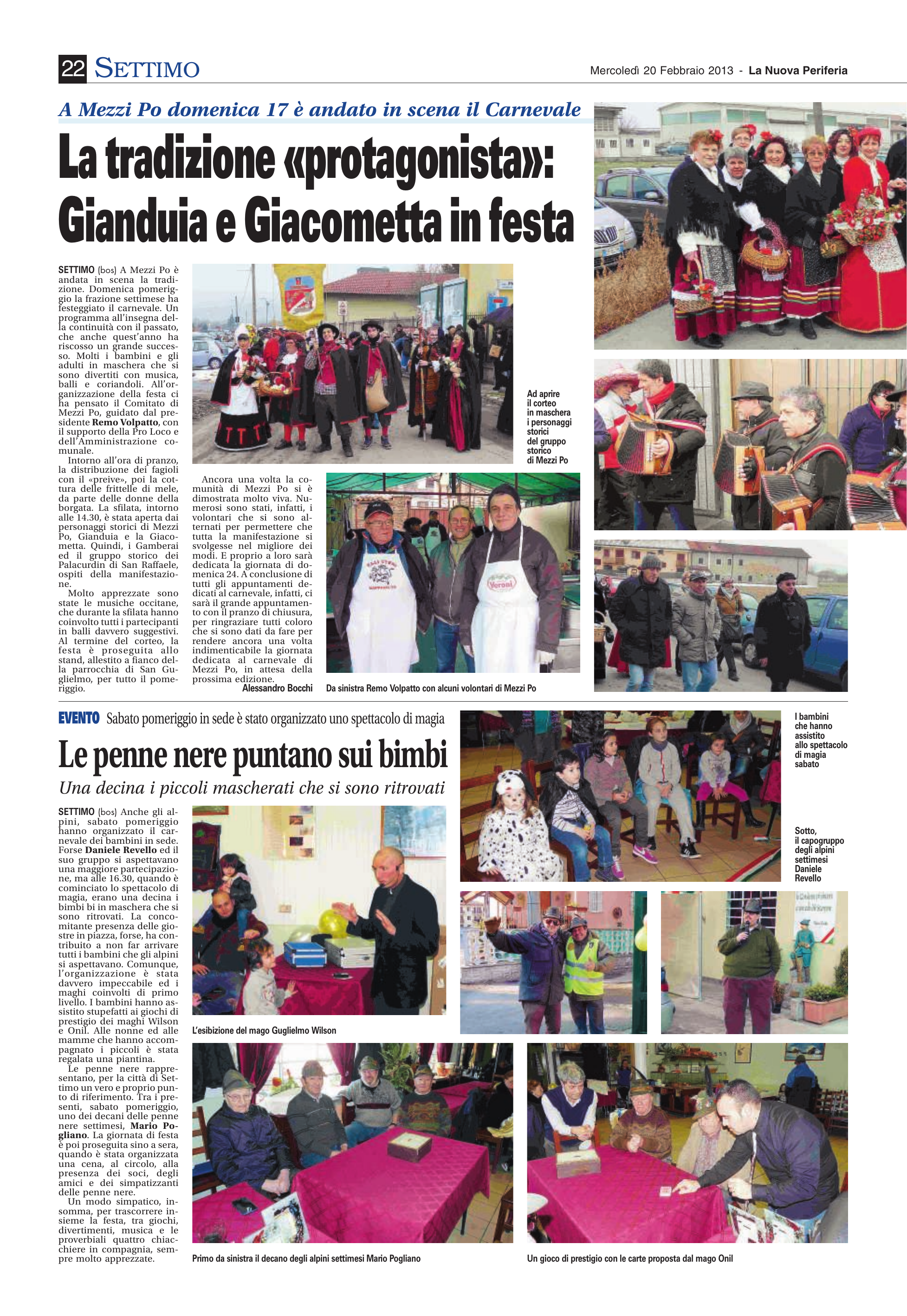 La Nuova Periferia — Carnevale degli Alpini, 2013