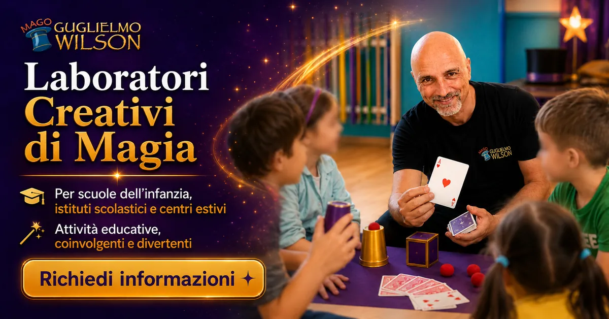 Centro estivo: laboratorio di magia con il gruppo